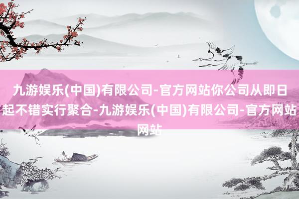 九游娱乐(中国)有限公司-官方网站你公司从即日起不错实行聚合-九游娱乐(中国)有限公司-官方网站