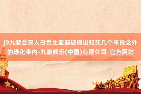 j9九游会真人白色比亚迪被撞出知交几个车说念外的绿化带内-九游娱乐(中国)有限公司-官方网站