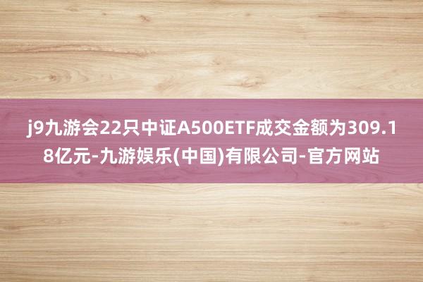 j9九游会22只中证A500ETF成交金额为309.18亿元-九游娱乐(中国)有限公司-官方网站